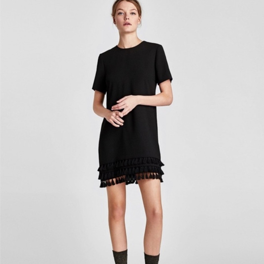Zara black dress